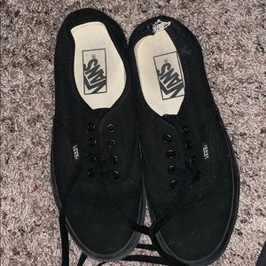 brand new all black vans.